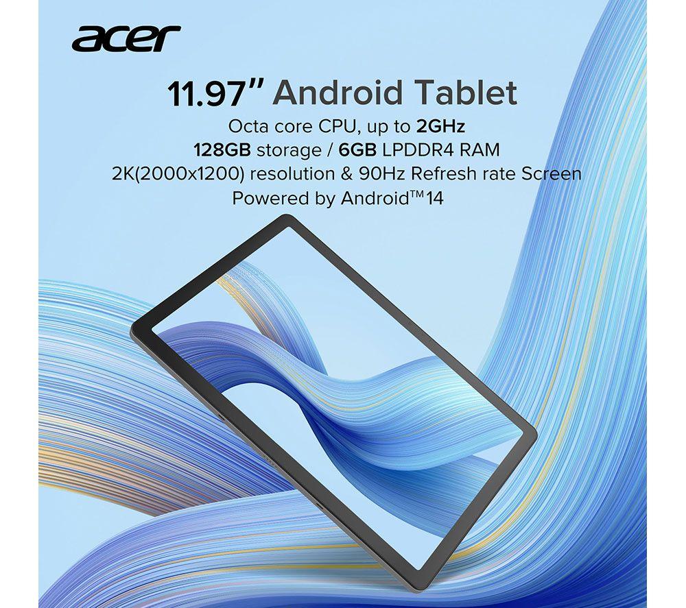 ACER ACTAB1225 11.97" Tablet - 128 GB, Grey image number 9 of 12