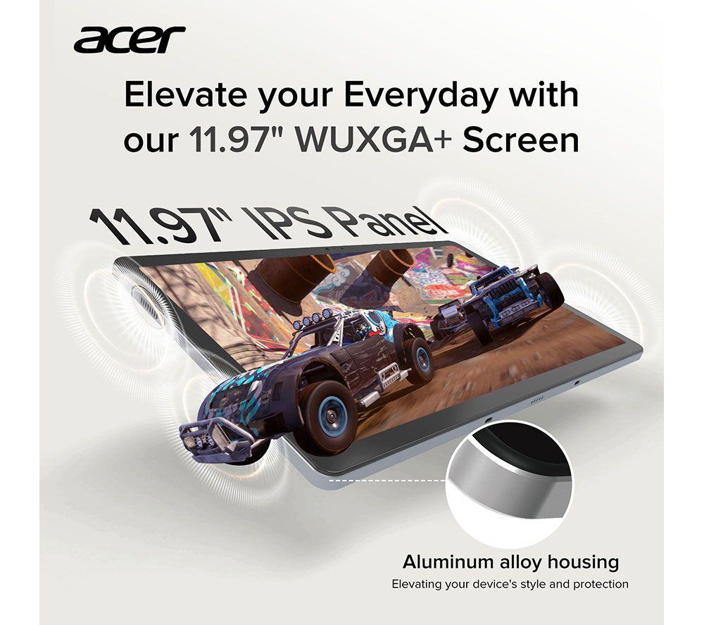 ACER ACTAB1225 11.97" Tablet - 128 GB, Grey image number 10 of 12