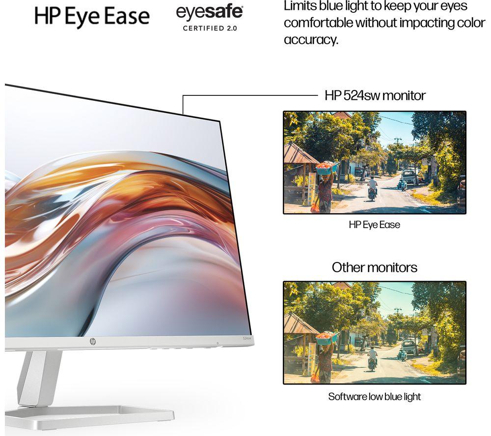 HP Series 5 524sw Full HD 24" IPS LCD Monitor - White image number 5 of 14