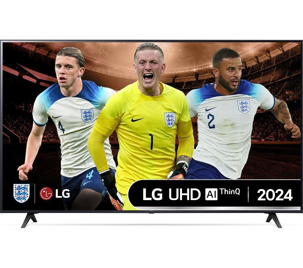 65 LG 65UT80006LA  Smart 4K Ultra HD HDR LED TV with Amazon Alexa, Silver/Grey