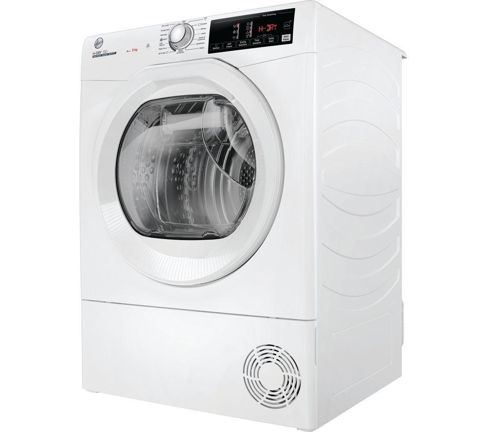 HOOVER H-Dry 350 HRE H9A3TE-80/N WiFi-enabled 9 kg Heat Pump Tumble Dryer - White image number 2 of 15