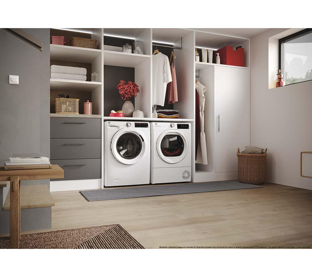 HOOVER H-Dry 350 HRE H9A3TE-80/N WiFi-enabled 9 kg Heat Pump Tumble Dryer - White image number 6 of 15