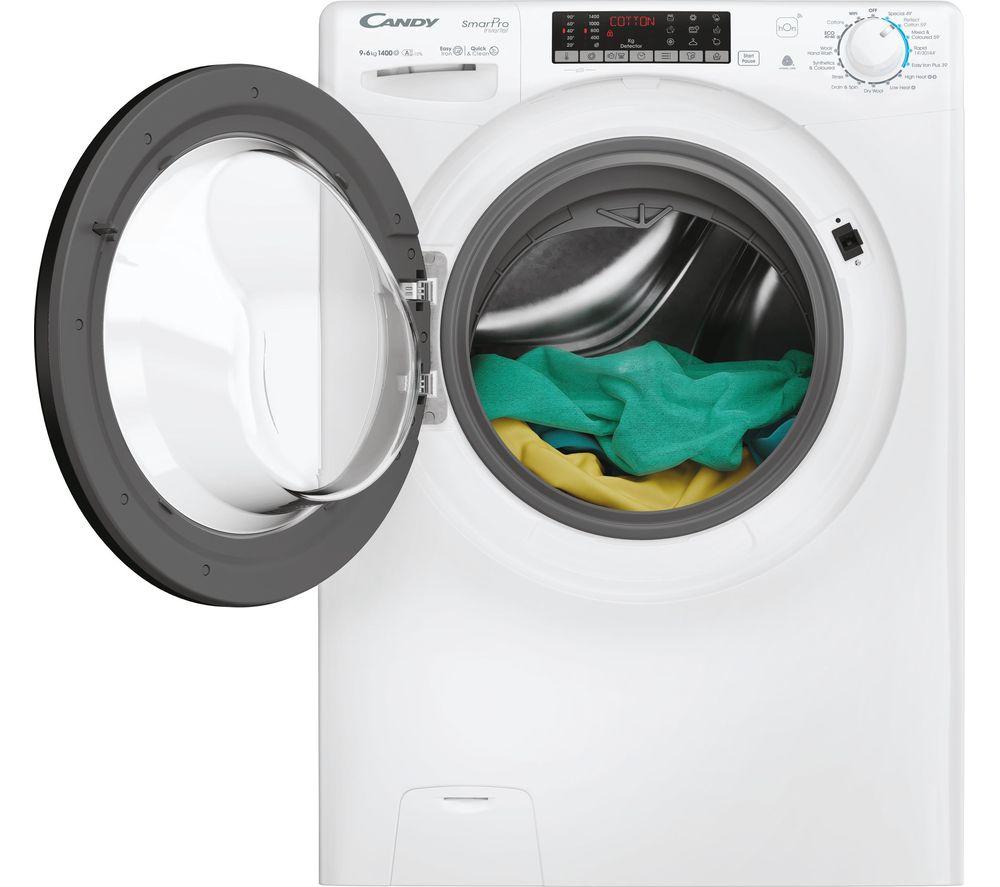CANDY Smart Pro Inverter CSOW4966TWMB6-80 WiFi-enabled 9 kg Washer Dryer - White image number 10 of 10