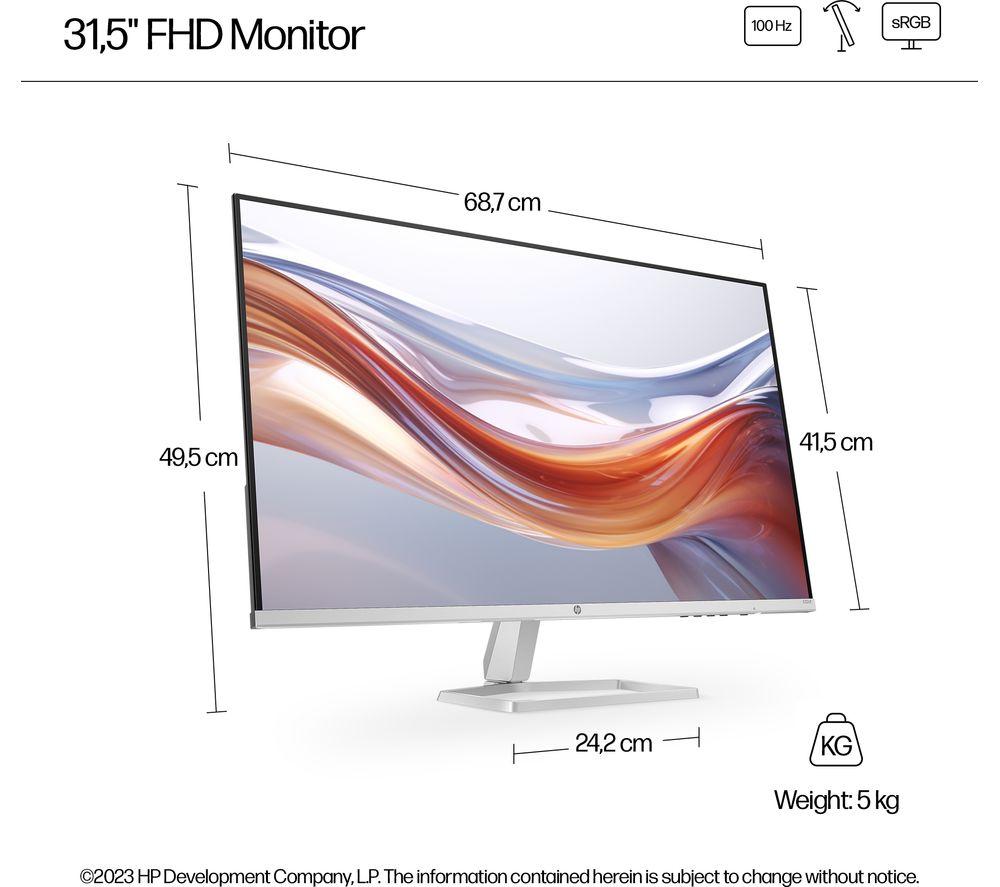 HP Series 5 532sf Full HD 32" IPS LCD Monitor - Black image number 8 of 15