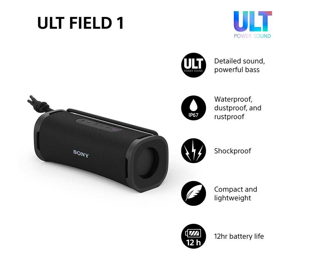 Buy SONY ULT FIELD 1 Portable Bluetooth Speaker - Black | Currys