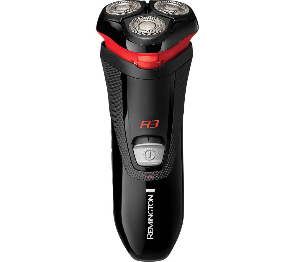 Image of Remington R3 Style Series Rotary Shaver - Black & Red, Red,Black