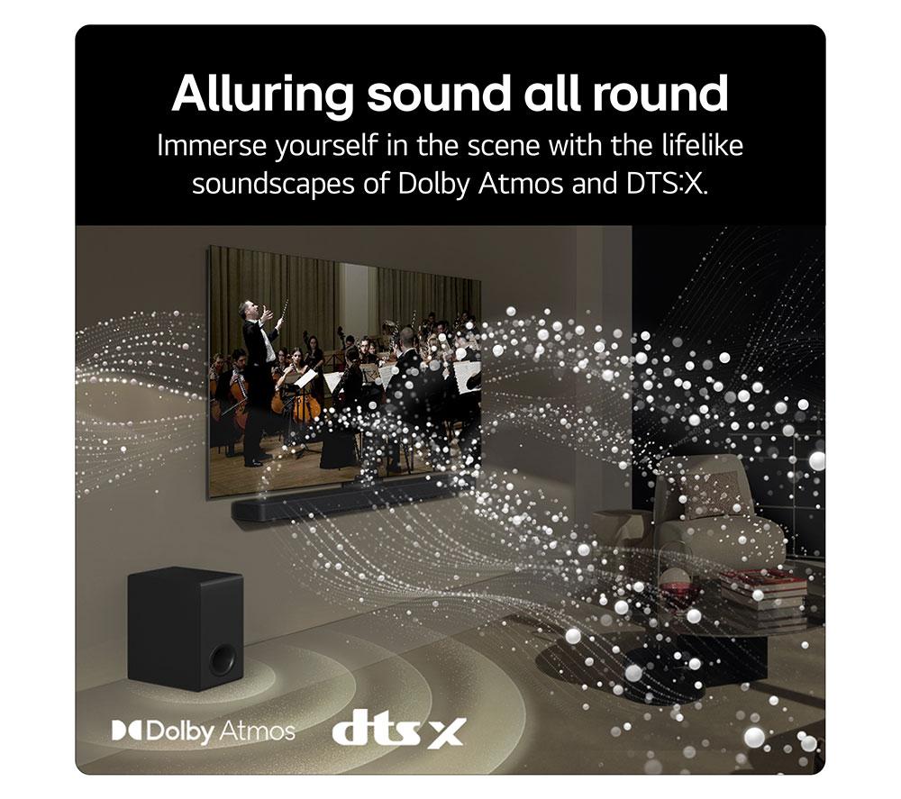 LG USG10TY 3.1 Wireless Sound Bar with Dolby Atmos image number 5 of 10