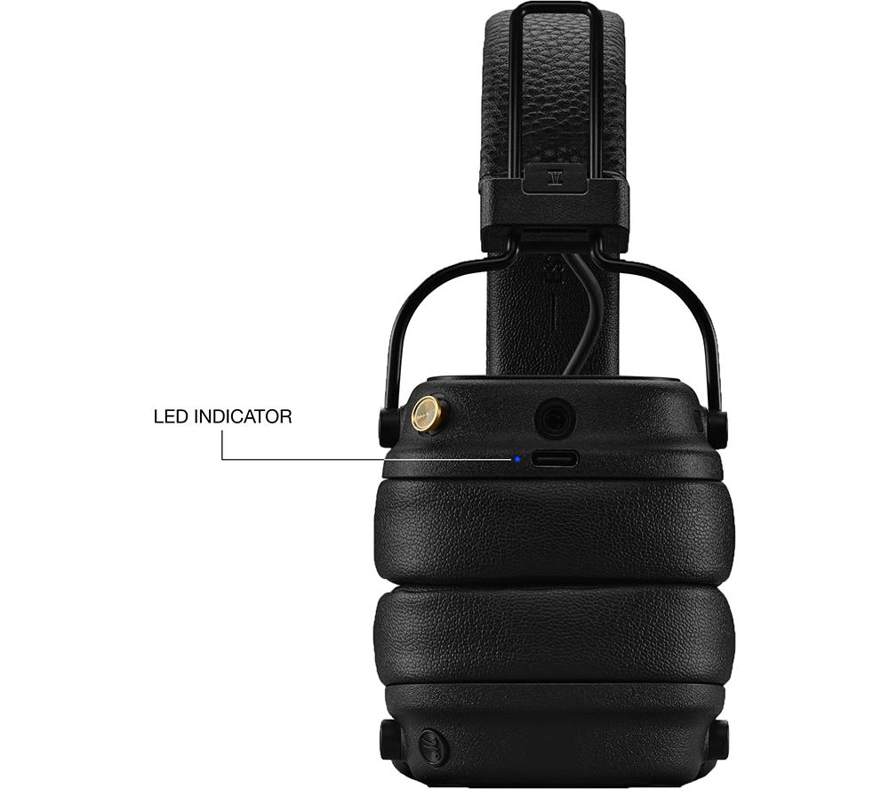 Buy MARSHALL Major V Wireless Bluetooth Headphones - Black | Currys