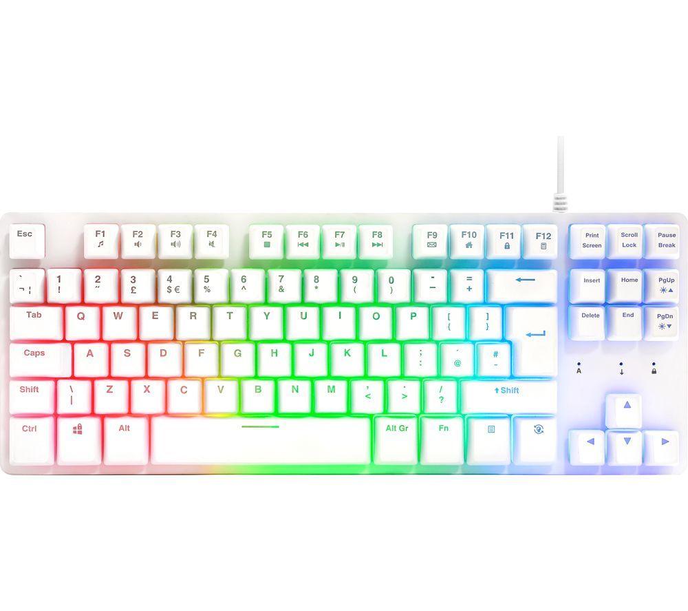 ADX Firefight Core\u0026tradeGaming Keyboard - White