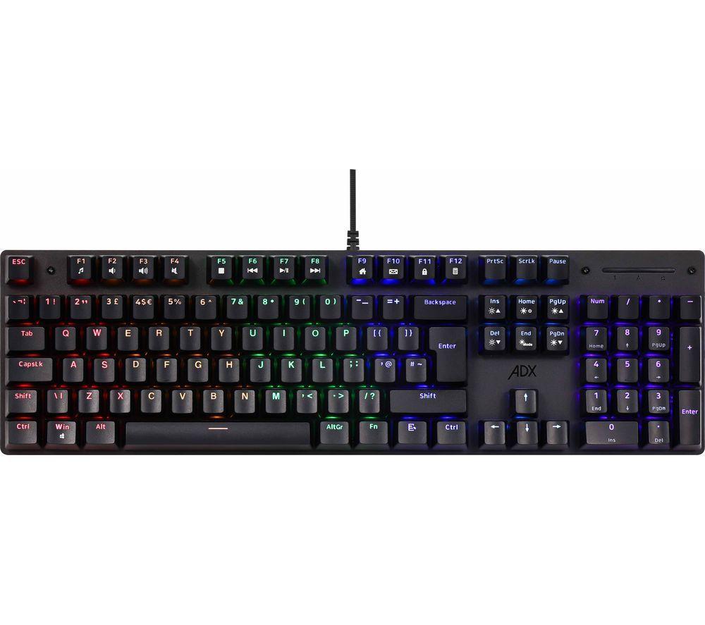 ADX Firefight Advanced ADXMK1525 Mechanical Gaming Keyboard - Black