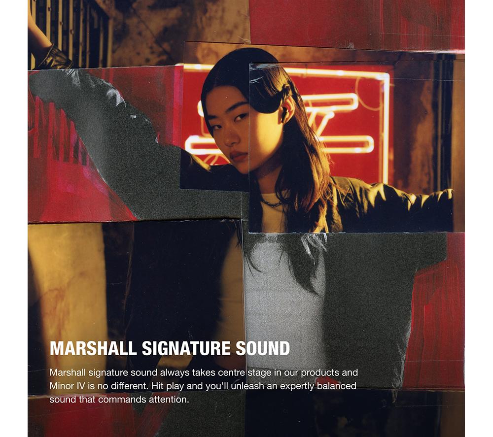 MARSHALL Minor IV Wireless Bluetooth Earbuds - Black image number 2 of 12