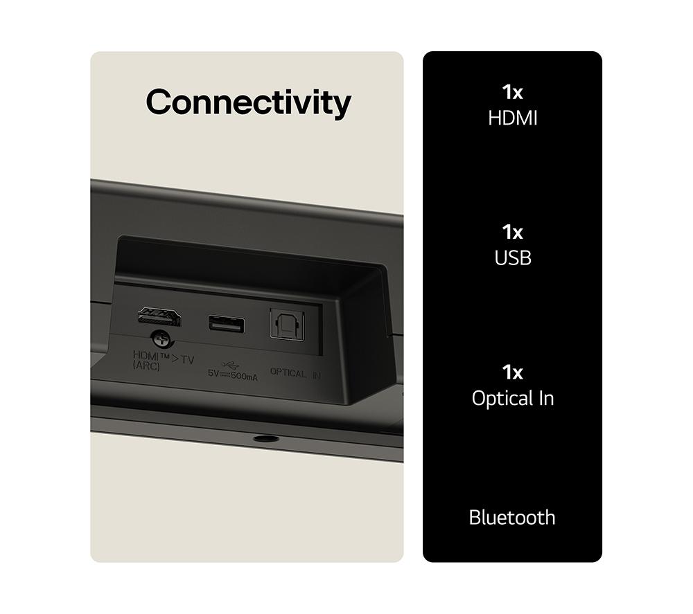 LG US40T 2.1 Wireless Sound Bar image number 10 of 10