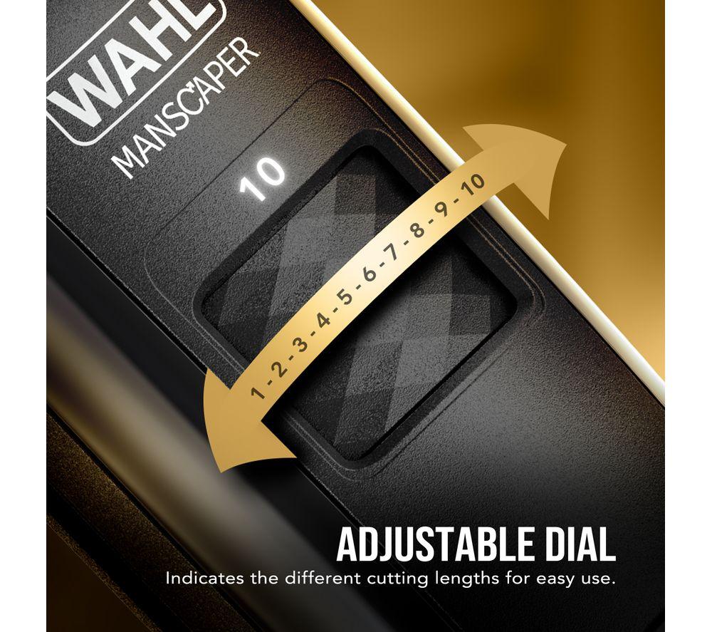 WAHL Manscaper 1065-800 Wet & Dry Body Groomer - Black image number 3 of 4