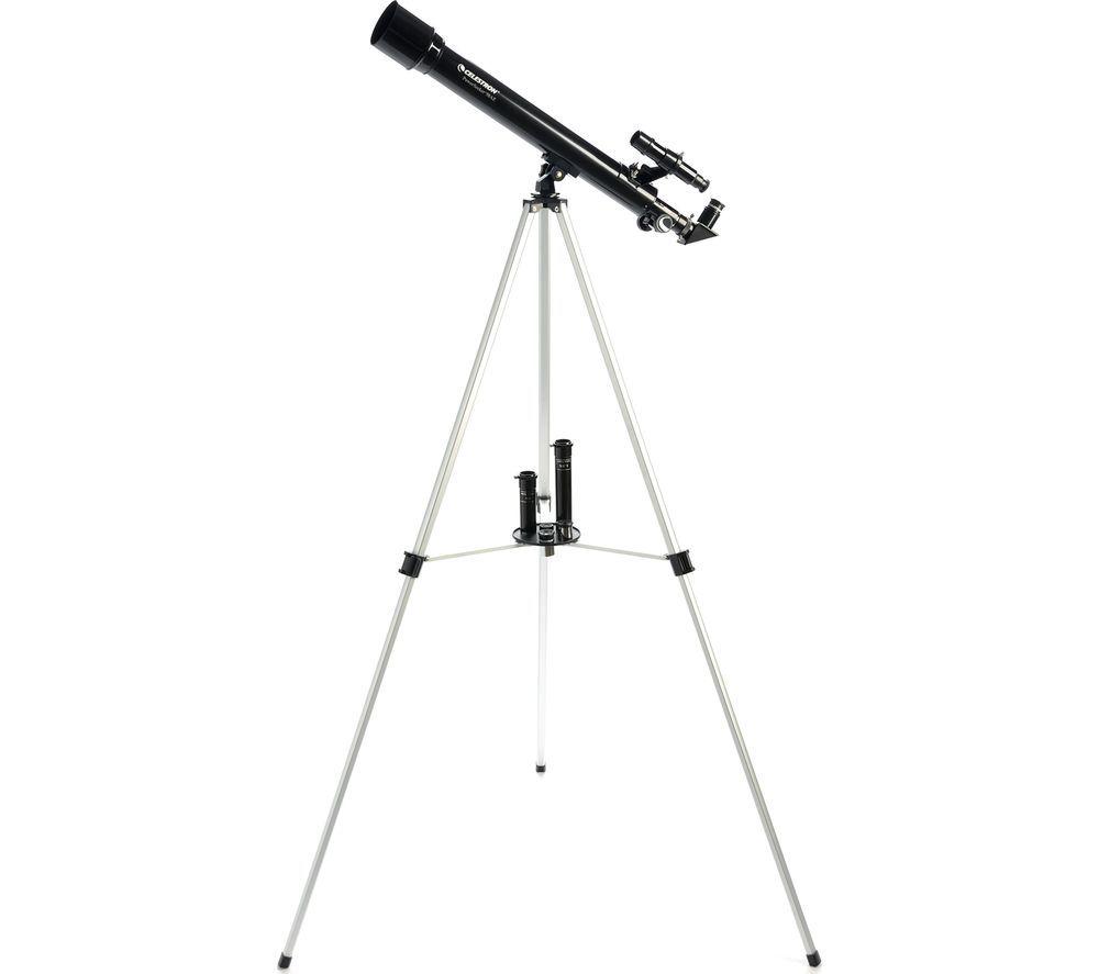 CELESTRON Powerseeker 50 Refractor Telescope - Black, Black