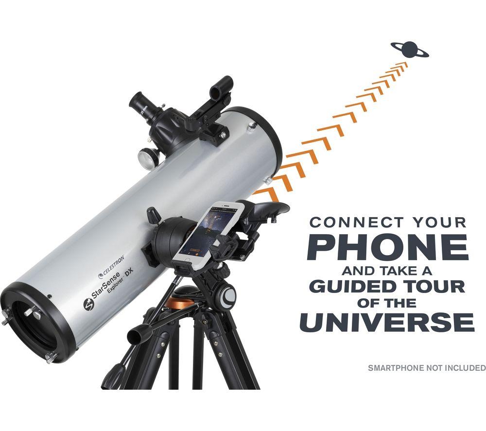 CELESTRON StarSense Explorer DX 130AZ Refractor Telescope - Silver image number 2 of 2
