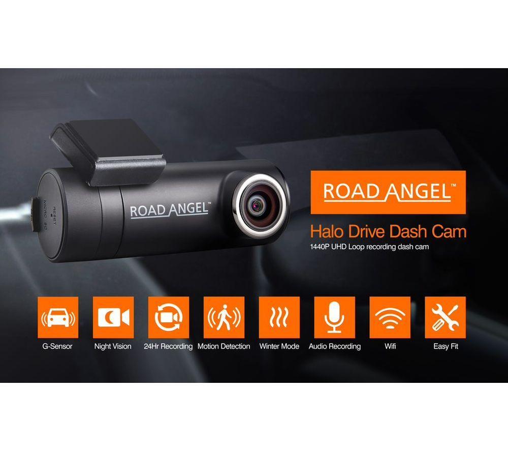 ROAD ANGEL Halo Drive Quad HD Dash Cam - Black image number 6 of 9