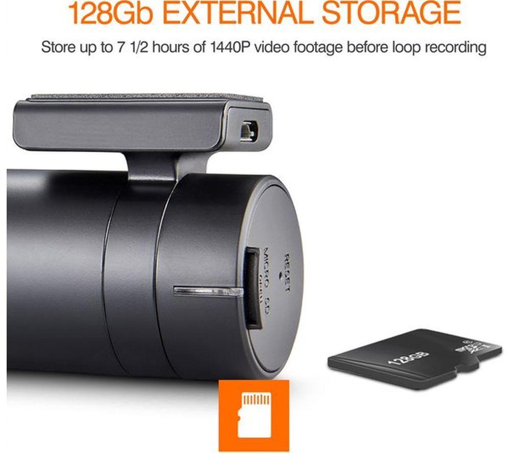 ROAD ANGEL Halo Drive Quad HD Dash Cam - Black image number 8 of 9