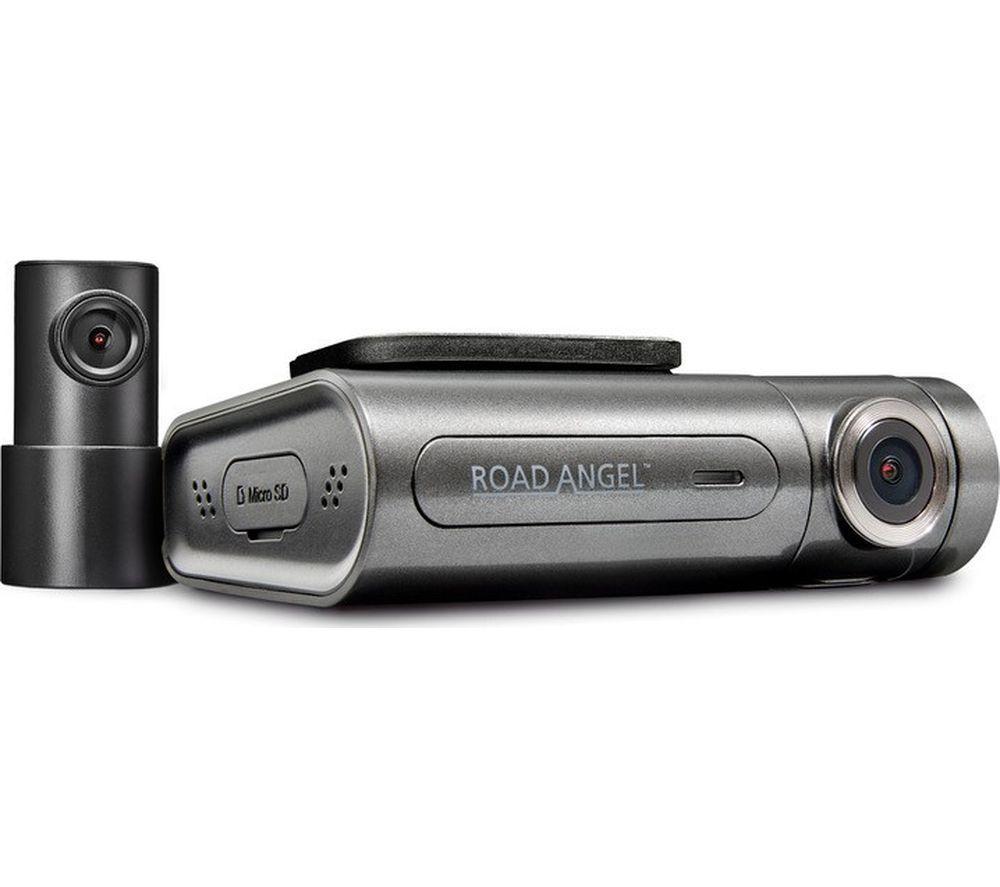 Road Angel Halo Pro Quad Hd Dash Cam - Black & Grey, Black,Silver/Grey