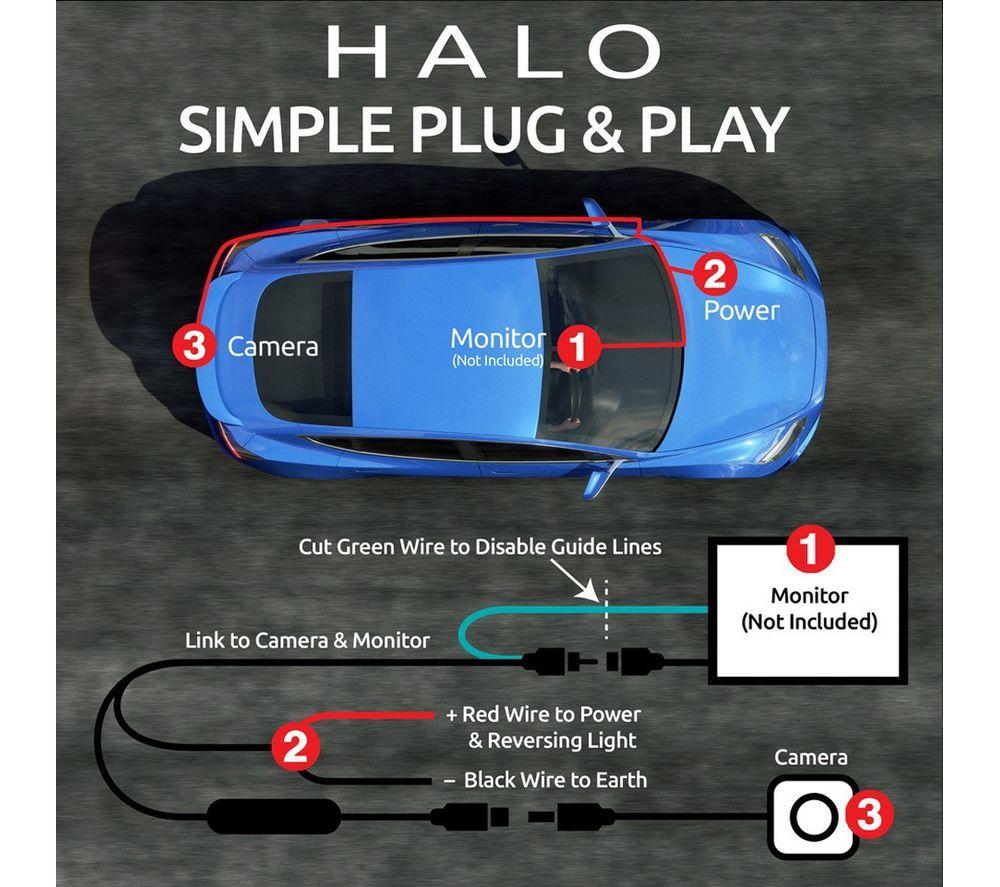 ROAD ANGEL RA8100 Reversing Camera - Black image number 7 of 7
