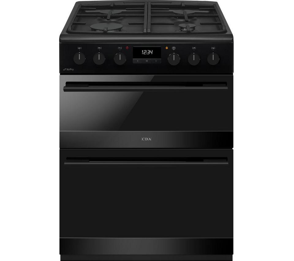 CDA CFD600MB 60 cm Dual Fuel Cooker - Black