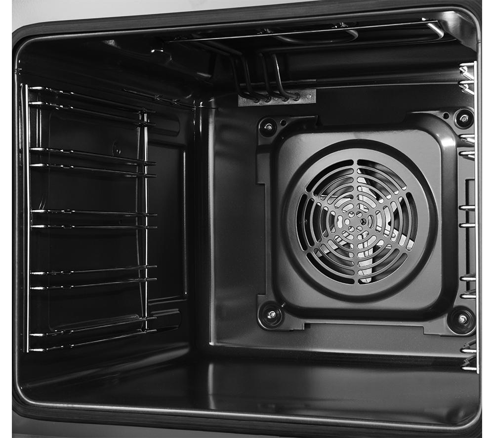 AMICA AFC601SS 60 cm Electric Ceramic Cooker - Black & Stainless Steel image number 4 of 4