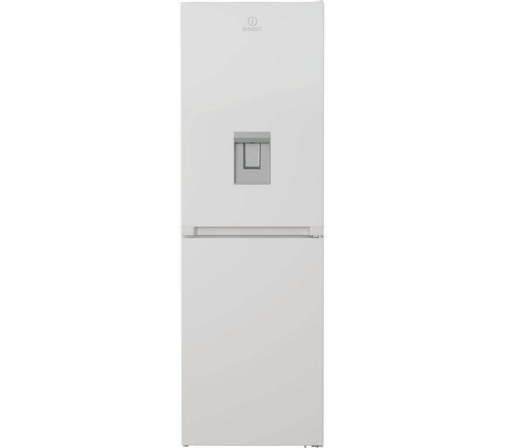 INDESIT IBTNF 60182 W AQUA UK 50/50 Fridge Freezer – White, White