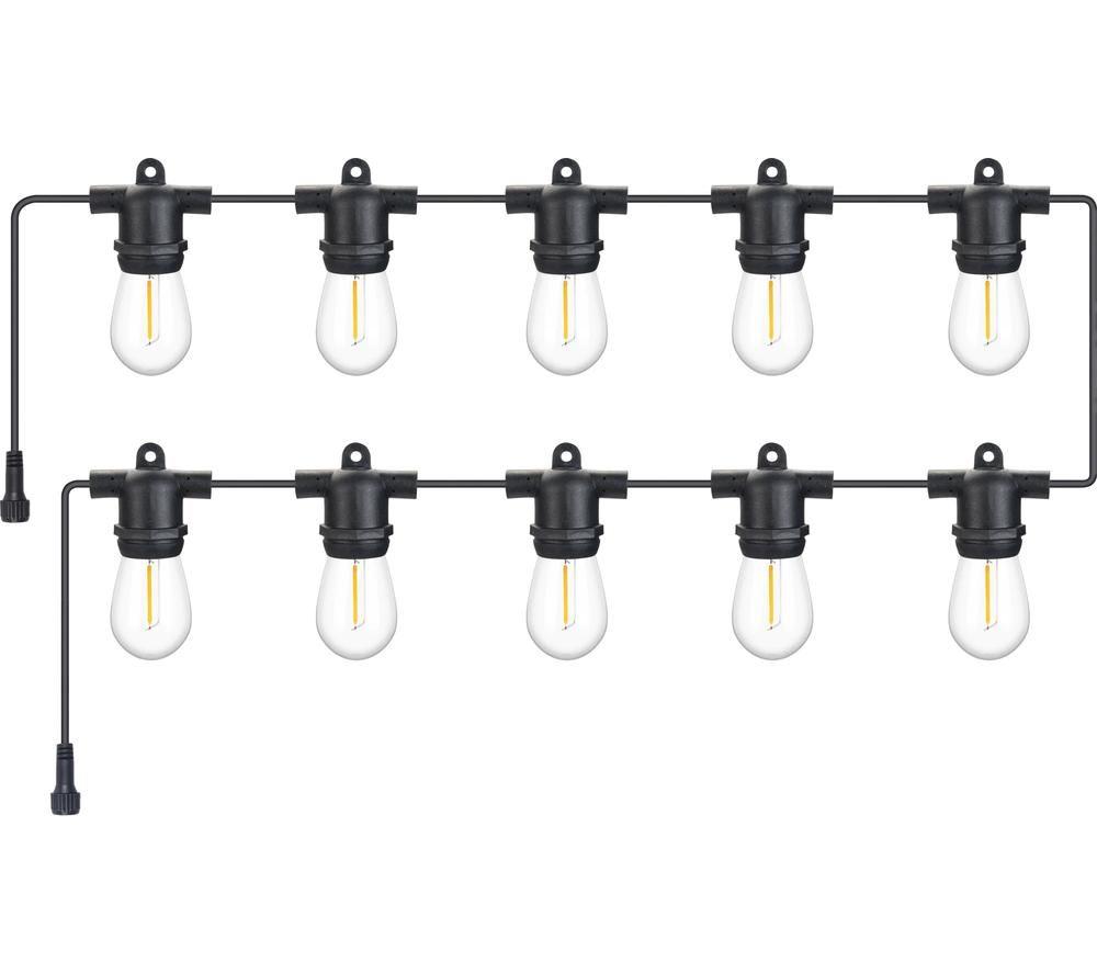 LUCECO Festoon Kit LED Light Chain - E27, 10 Bulbs image number 4 of 6