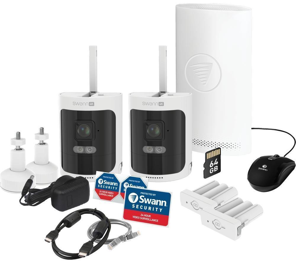 SWANN AllSecure 4K Ultra HD NVR Security System - 64 GB, 2 Cameras image number 5 of 5