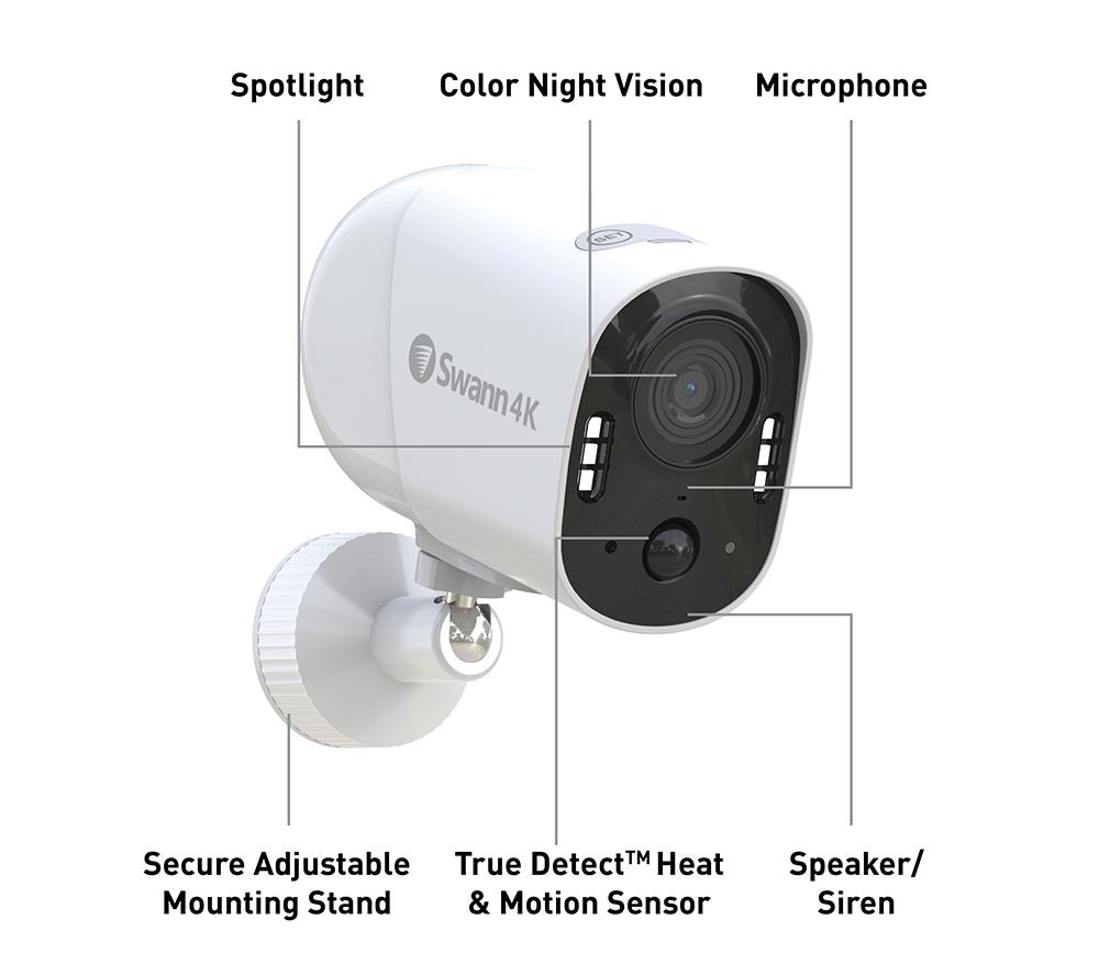 Buy SWANN SWIFI-4KXTRM Xtreem4K 4K Ultra HD Security Camera Currys