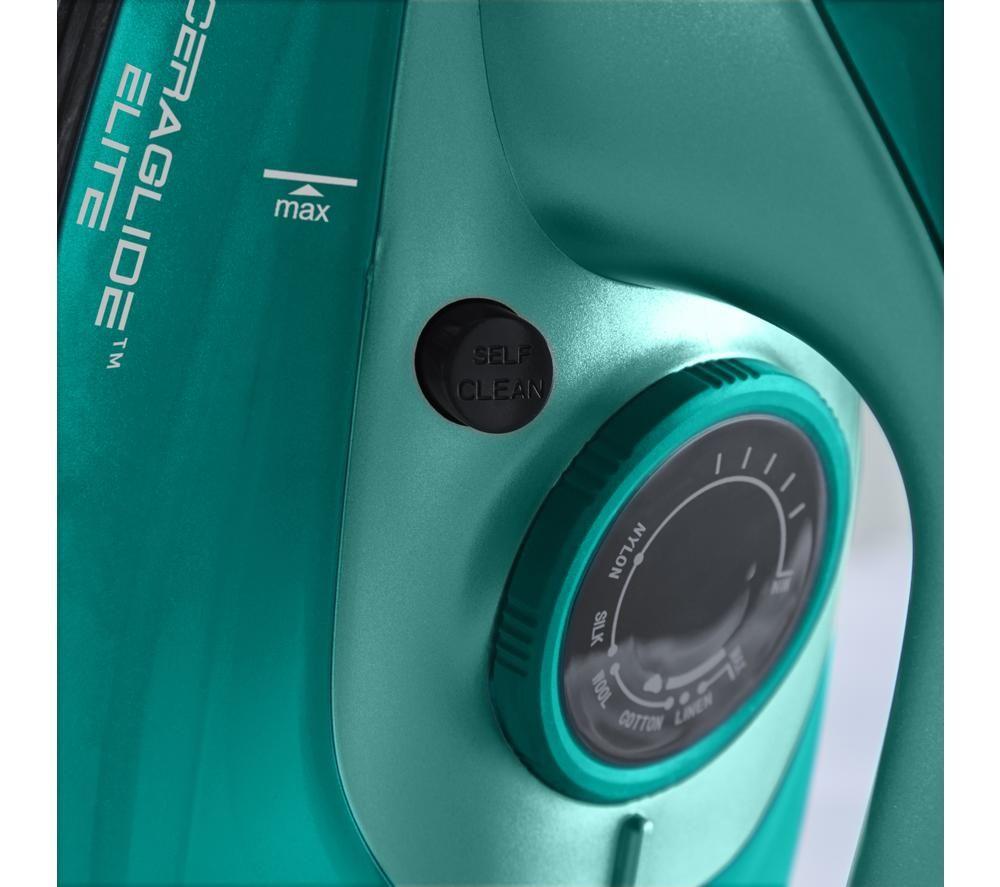 TOWER CeraGlide T22008TL Cordless Steam Iron - Teal image number 9 of 10