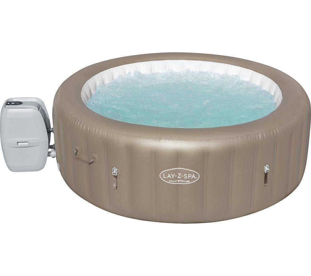 Buy LAY-Z-SPA Palm Springs AirJet Inflatable Hot Tub - Beige | Currys