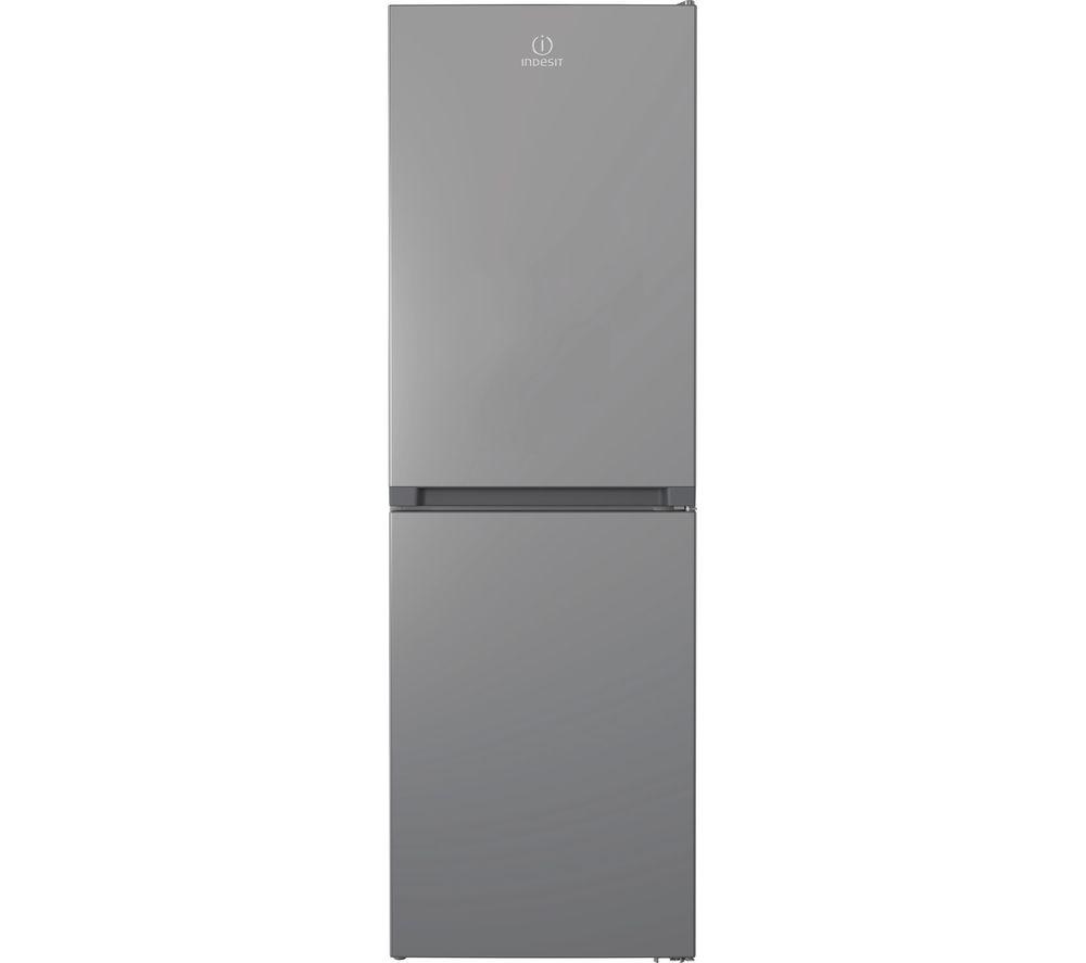 Indesit IBTNF 60182 S UK 50/50 Fridge Freezer - Silver, Silver/Grey