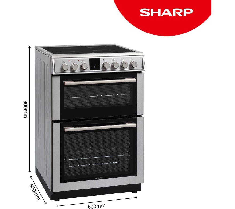 SHARP KF-66DIDD04IM1I-EN 60 cm Electric Induction Cooker - Inox image number 2 of 11