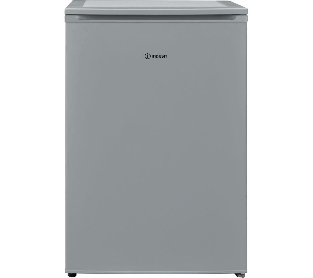 INDESIT I55RM 1120 S UK Undercounter Fridge - Silver, Silver/Grey