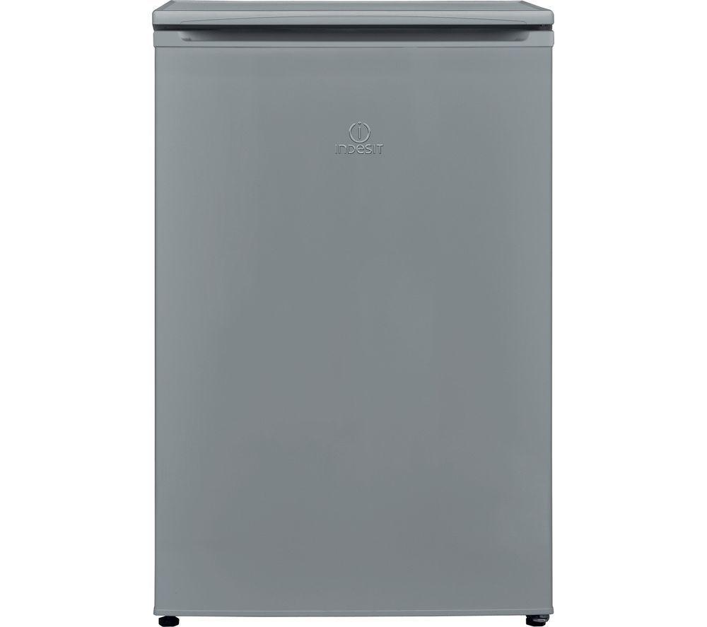 INDESIT Low Frost I55ZM 1120 S UK Undercounter Freezer - Silver, Silver/Grey