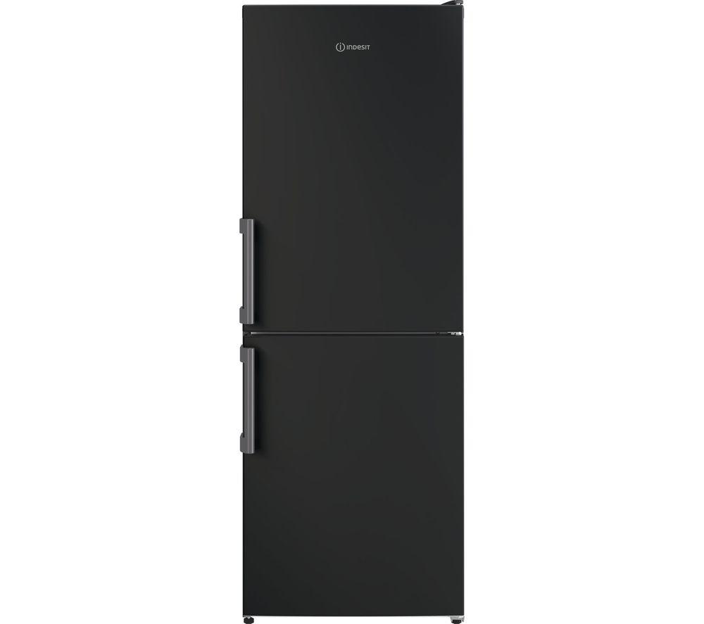 INDESIT Low Frost IB55 532 B UK 50/50 Fridge Freezer - Black, Black