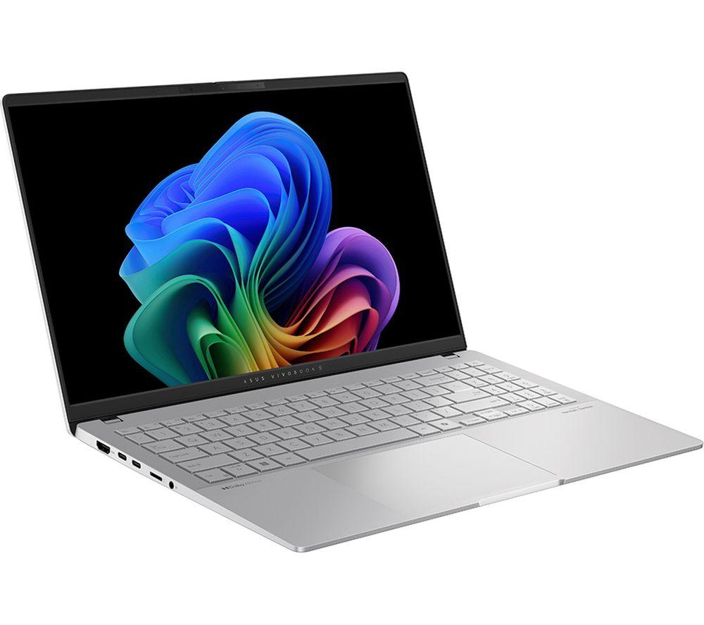 ASUS Vivobook S 15 Laptop - Qualcomm Snapdragon X Elite, 1 TB SSD, Silver, Silver/Grey