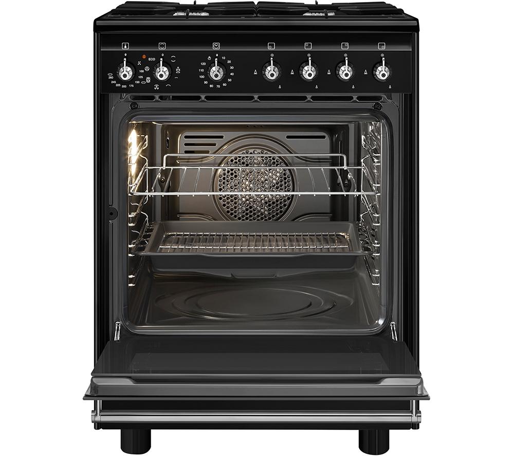 SMEG Concert CX61GMBL 60 cm Dual Fuel Range Cooker - Black image number 3 of 6