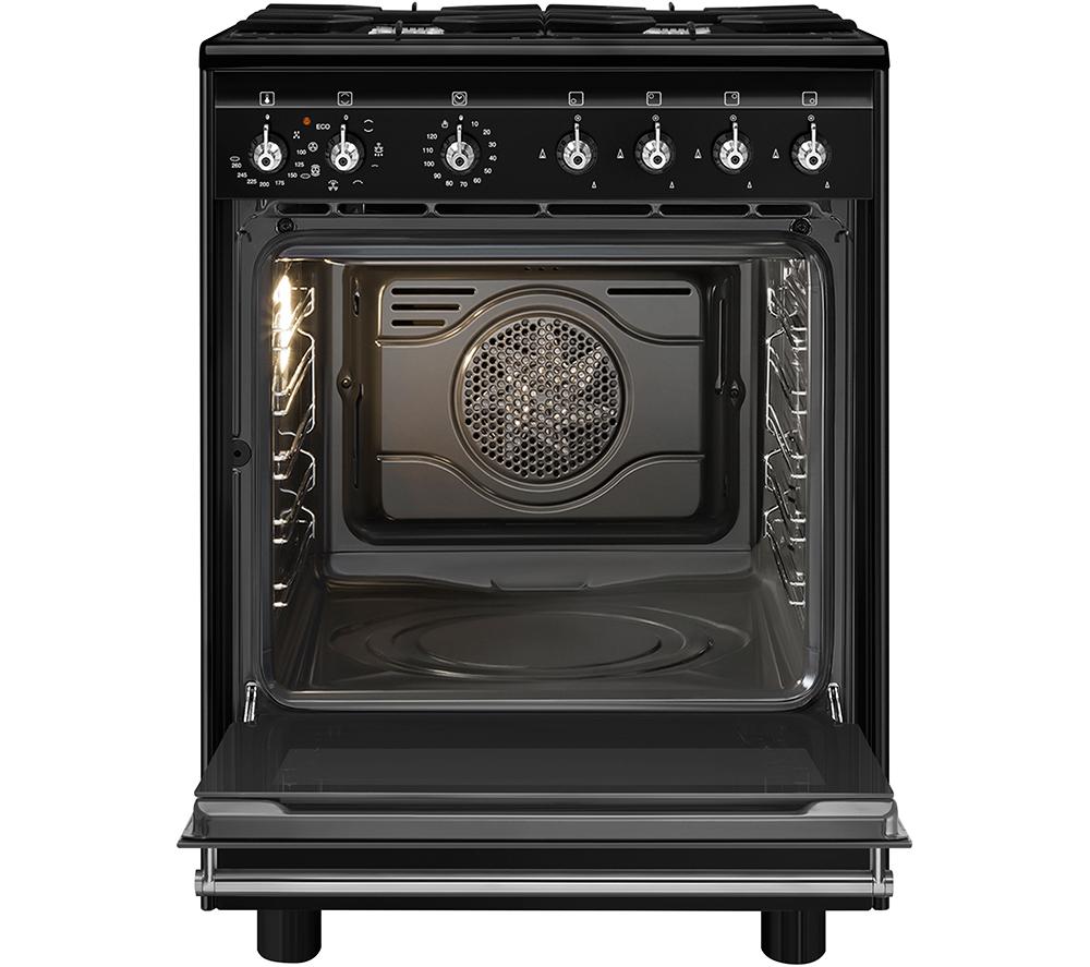 SMEG Concert CX61GMBL 60 cm Dual Fuel Range Cooker - Black image number 4 of 6