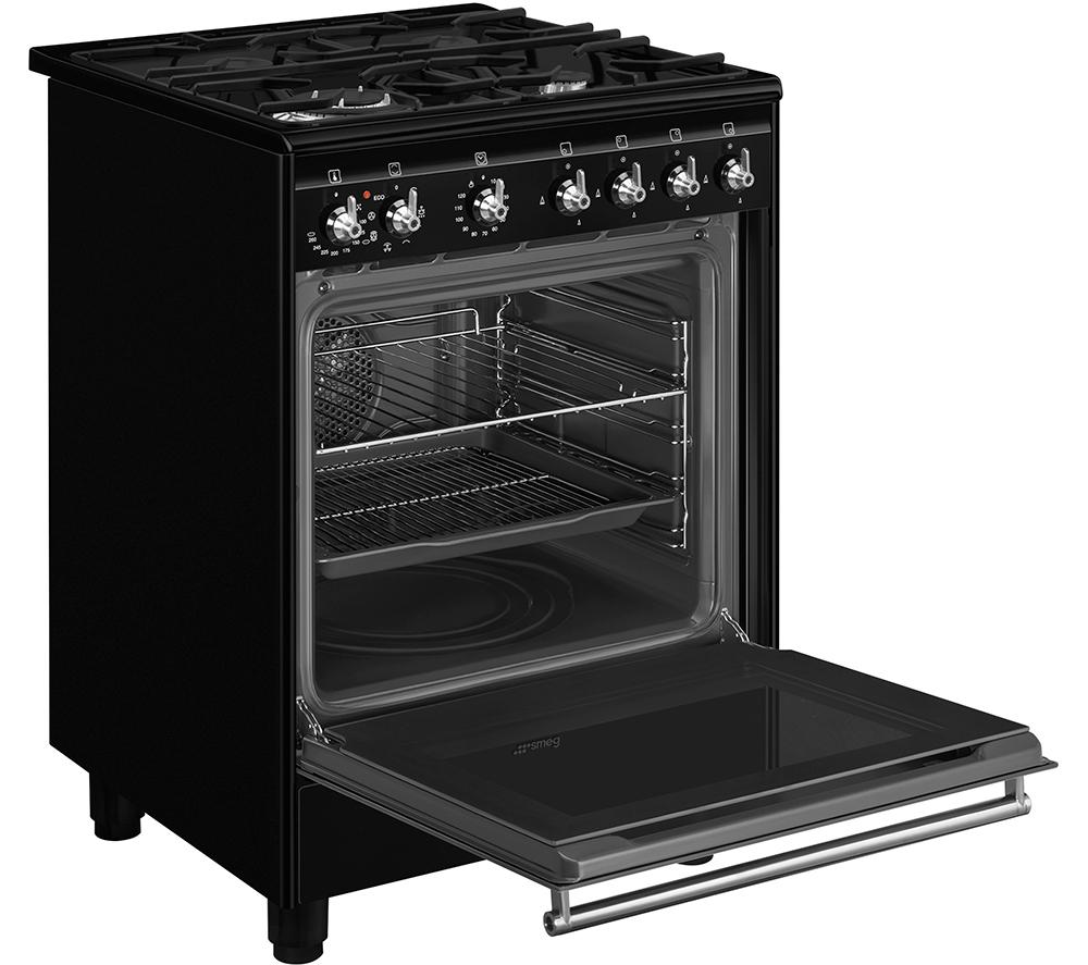 SMEG Concert CX61GMBL 60 cm Dual Fuel Range Cooker - Black image number 5 of 6