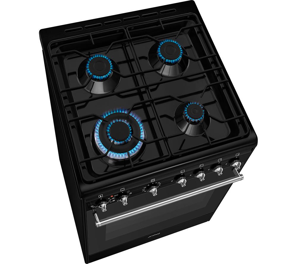 SMEG Concert CX61GMBL 60 cm Dual Fuel Range Cooker - Black image number 6 of 6