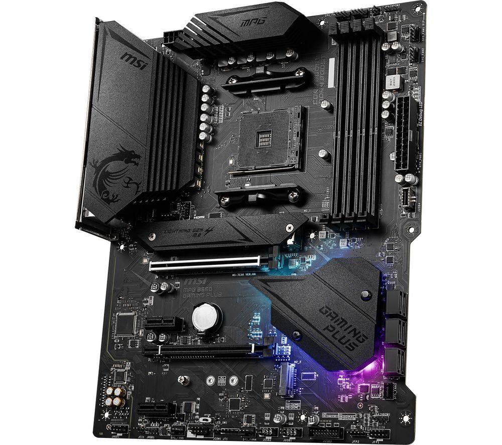 MSI MPG B550 GAMING PLUS AM4 Motherboard
