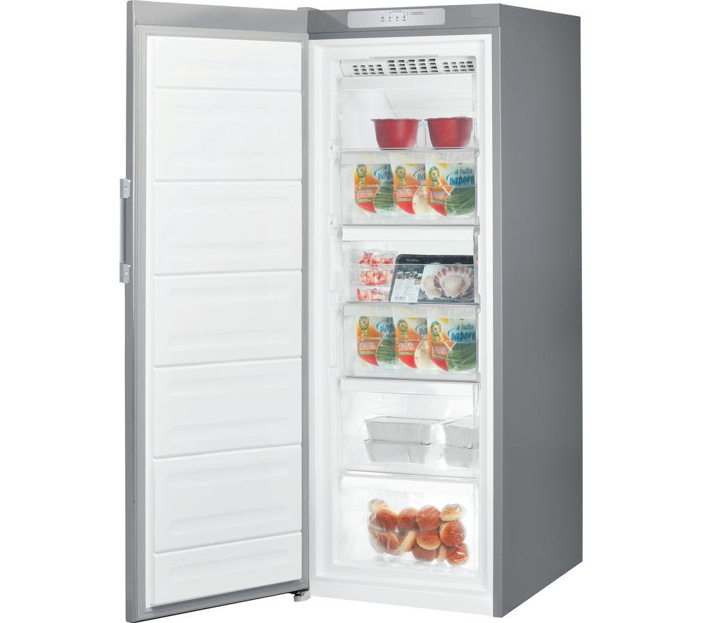 INDESIT No Frost UI6 F2T S UK Tall Freezer - Silver image number 2 of 4