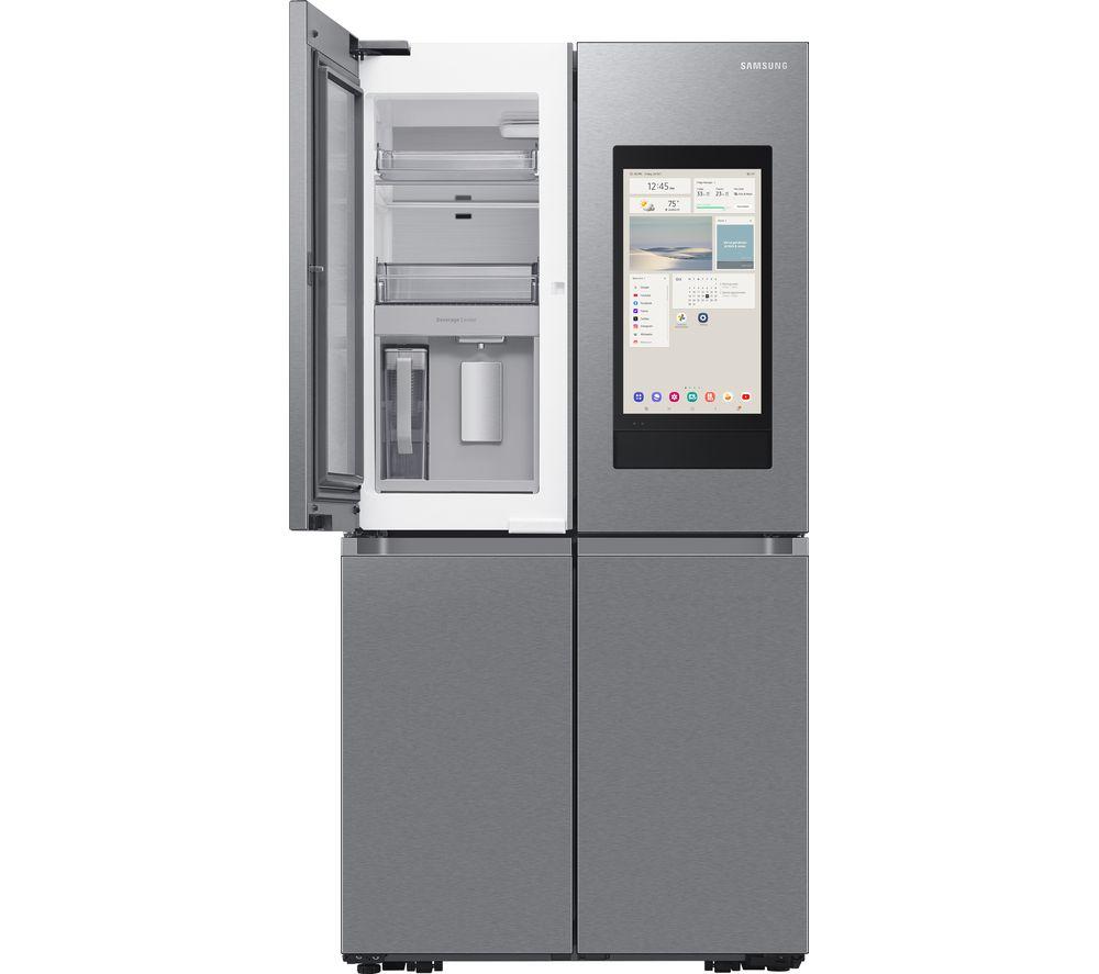 SAMSUNG Family Hub Beverage Center RF65DG9H0ESREU Smart Fridge Freezer – Silver, Silver/Grey