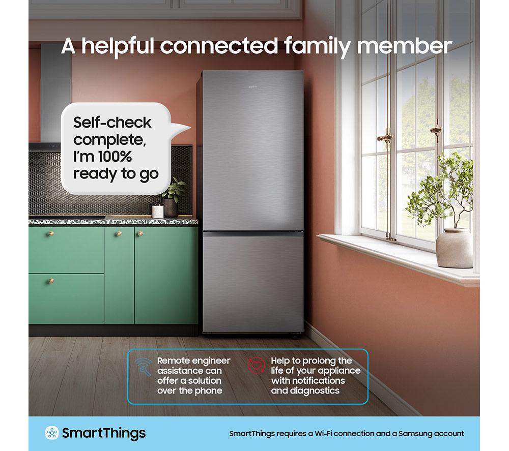 SAMSUNG SpaceMax RB53DG706AS9EU 70/30 Smart Fridge Freezer - Silver image number 8 of 11