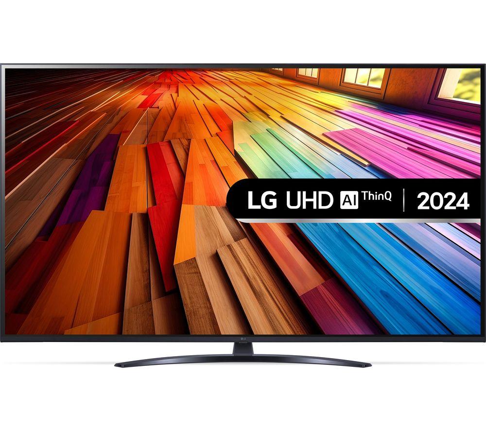 50 LG 50UT81006LA  Smart 4K Ultra HD HDR LED TV with Amazon Alexa, Silver/Grey