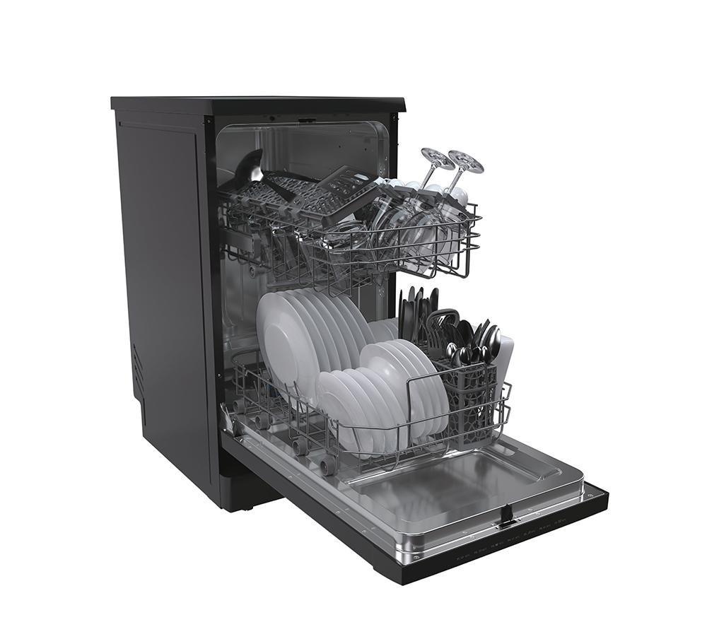 HOOVER H-Dish 500 HDPH 2D1049B-80 Slimline Dishwasher - Black image number 3 of 9