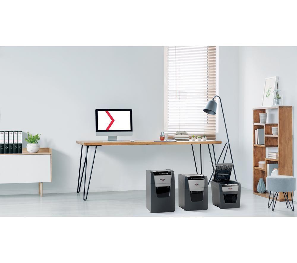 REXEL Optimum AutoFeed+ 50X Cross Cut Paper Shredder image number 11 of 11