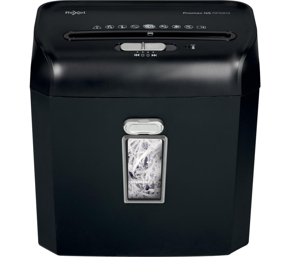 REXEL ProMax QS RPS812 Strip Cut Paper Shredder image number 2 of 7