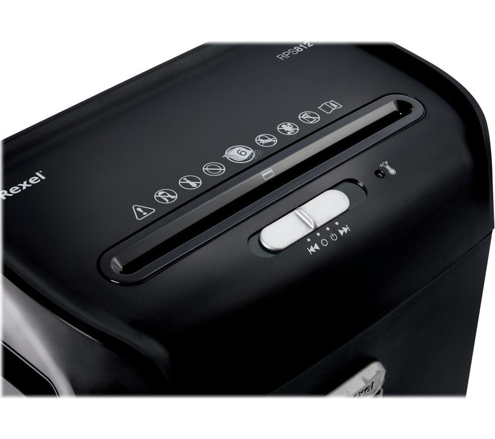 REXEL ProMax QS RPS812 Strip Cut Paper Shredder image number 5 of 7